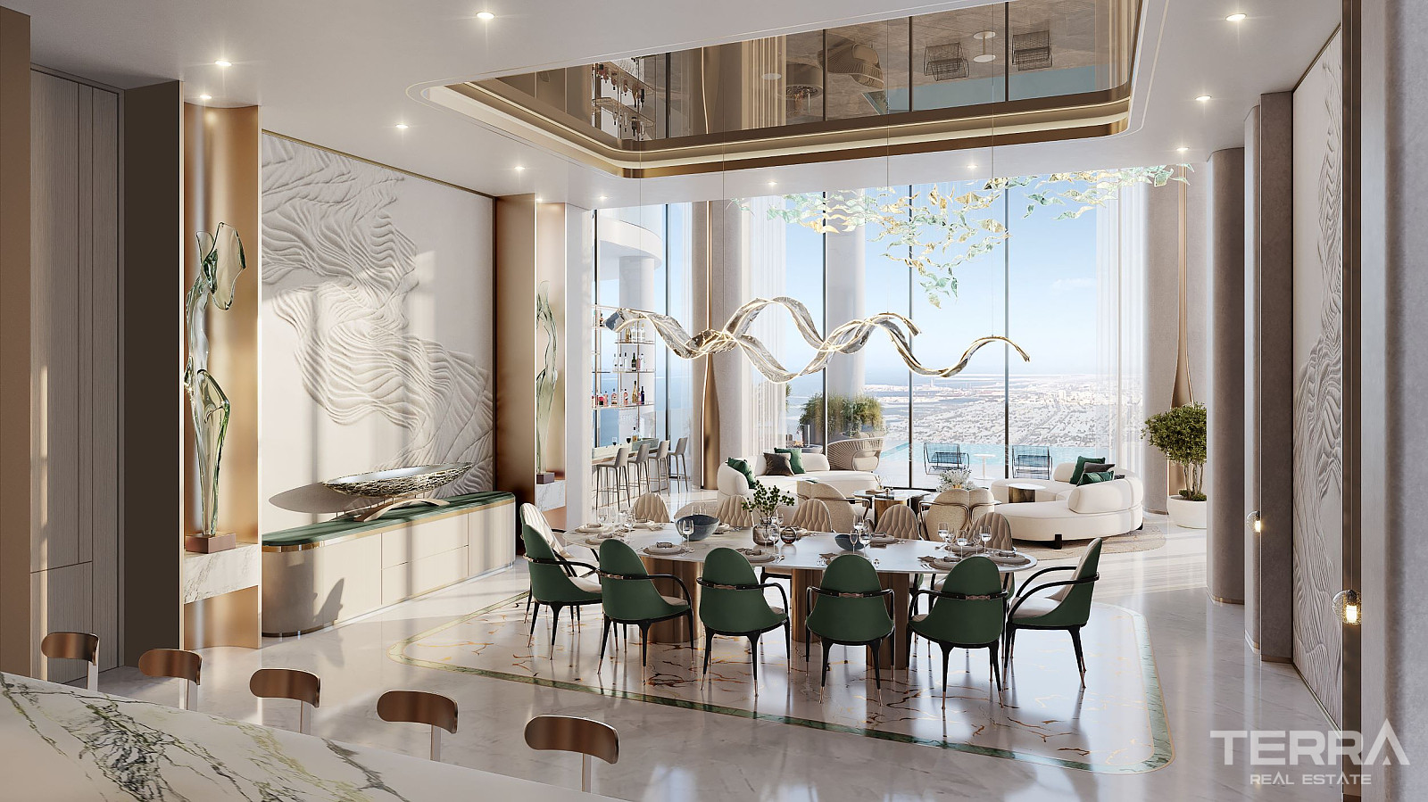 Dubai Al Safa'da Özel Havuzlu ve Bahçeli Satılık Lüks Daireler - 111772