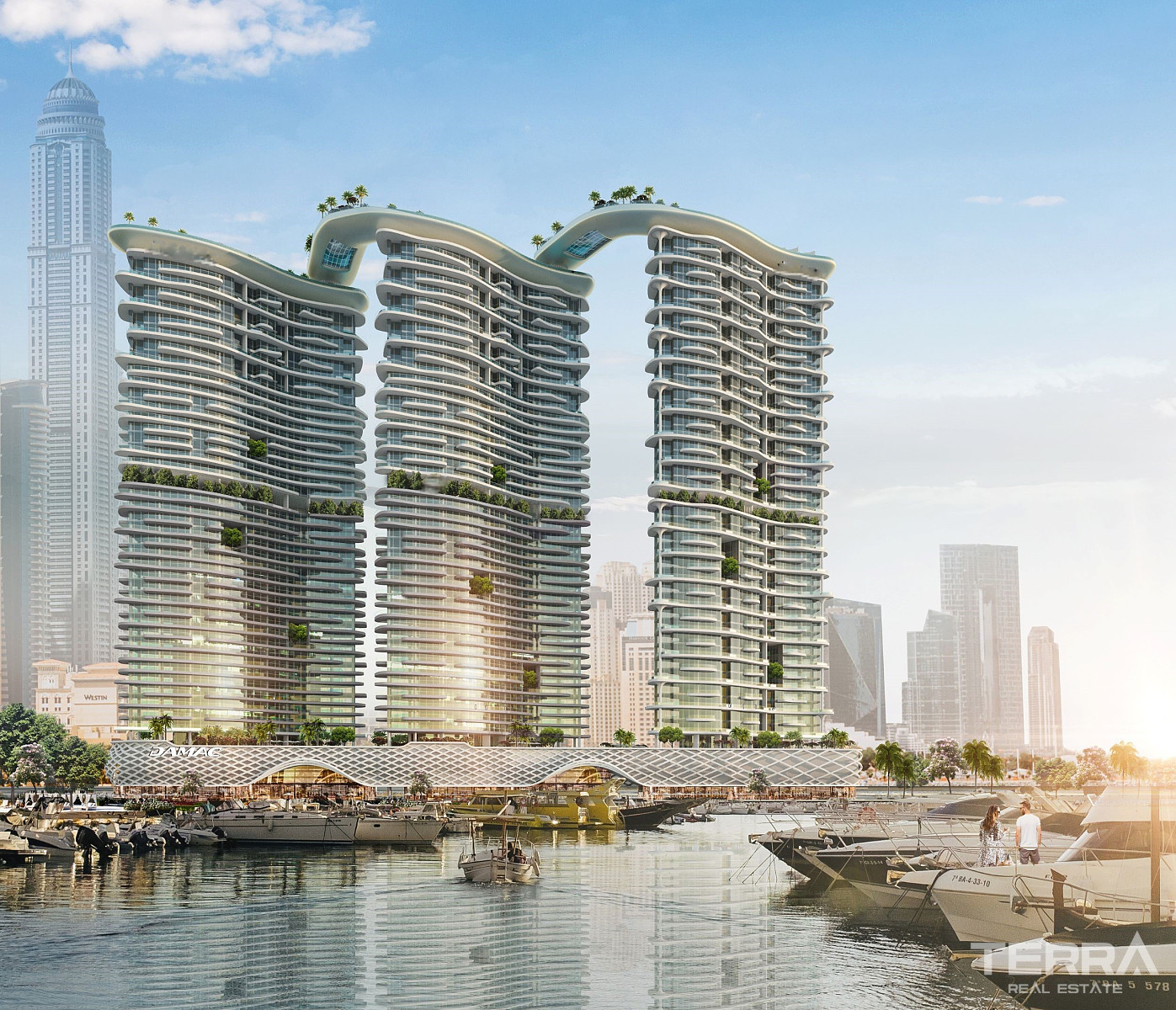 Lyxlägenheter precis vid vattnet i exklusiva Dubai Harbour - 111795