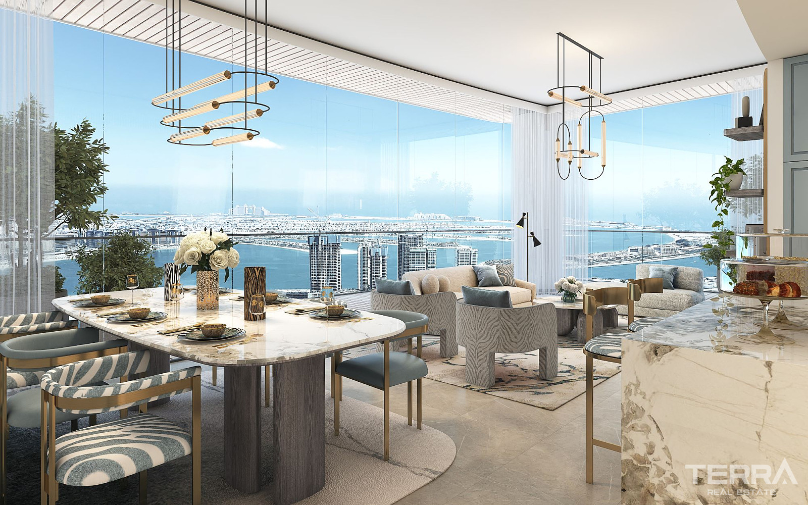 Lyxlägenheter precis vid vattnet i exklusiva Dubai Harbour - 111804