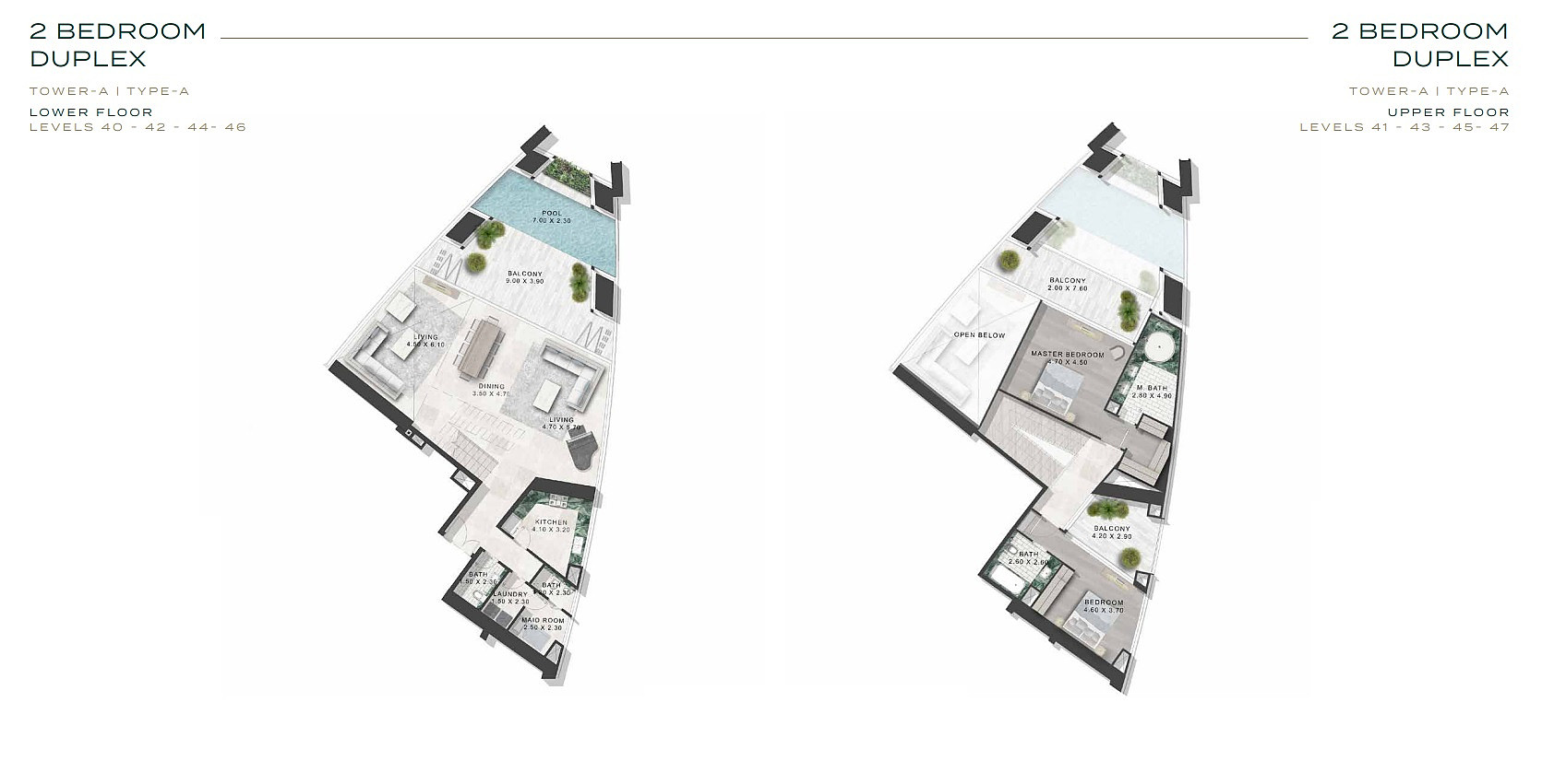 Apartments for Sale with Private Pools in Al Safa, Dubai - 112013