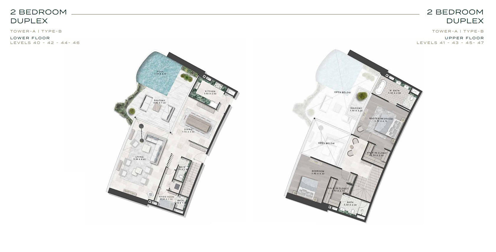 Apartments for Sale with Private Pools in Al Safa, Dubai - 112014