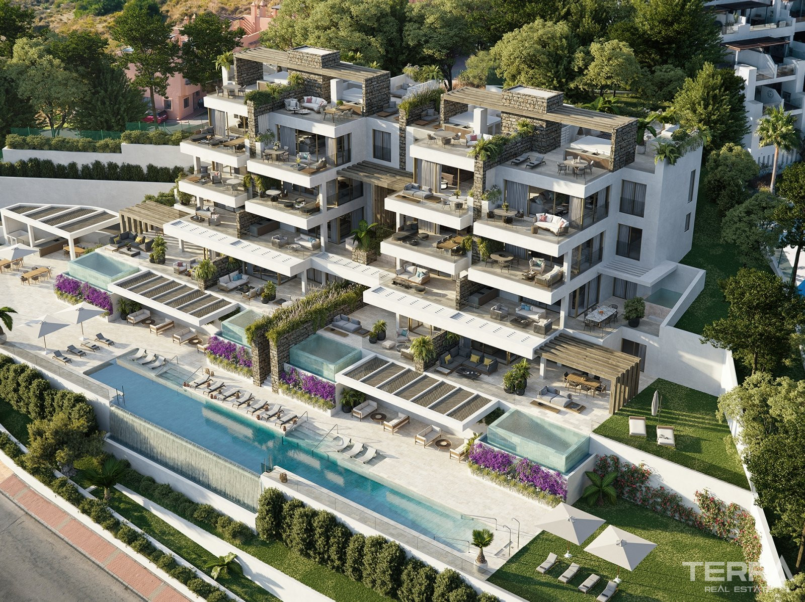Malaga, La Cala de Mijas'da Golf Kulübüne ve Plaja Yakın Daireler - 112203