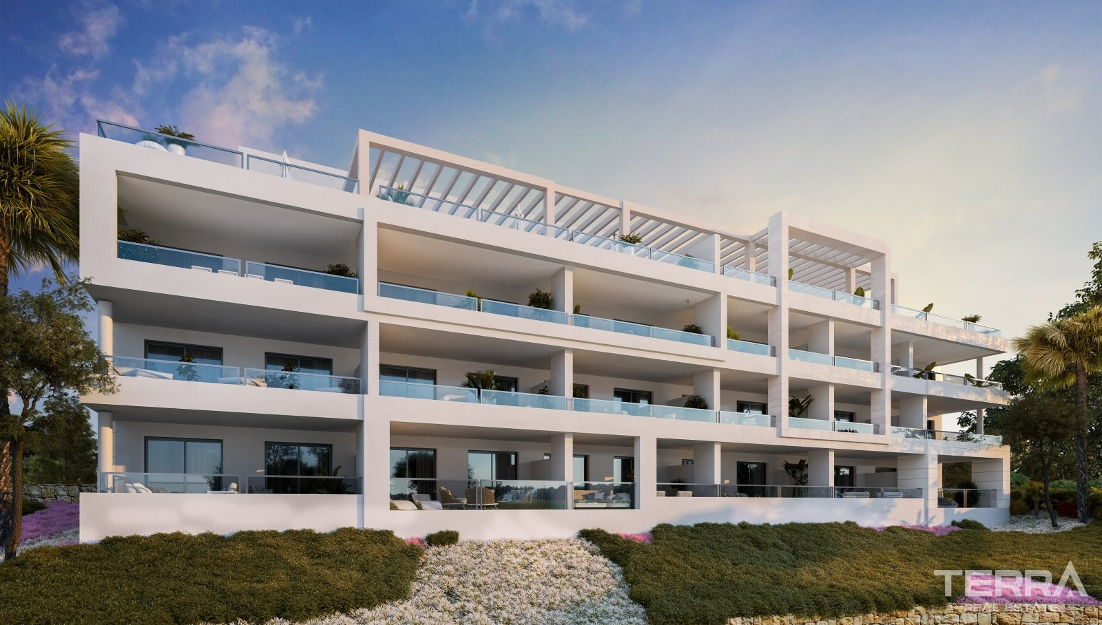 Mijas, Costa'da Denize Yakın Konumda Satılık Golf Daireleri - 112222