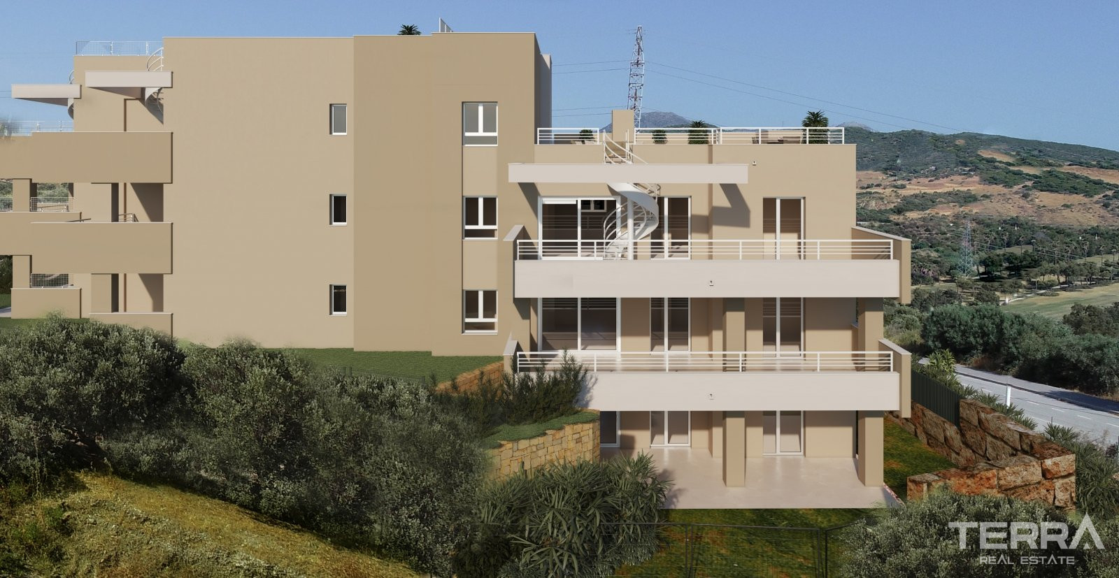 Golf Courses View Apartments for Sale in Estepona, Malaga - 112317