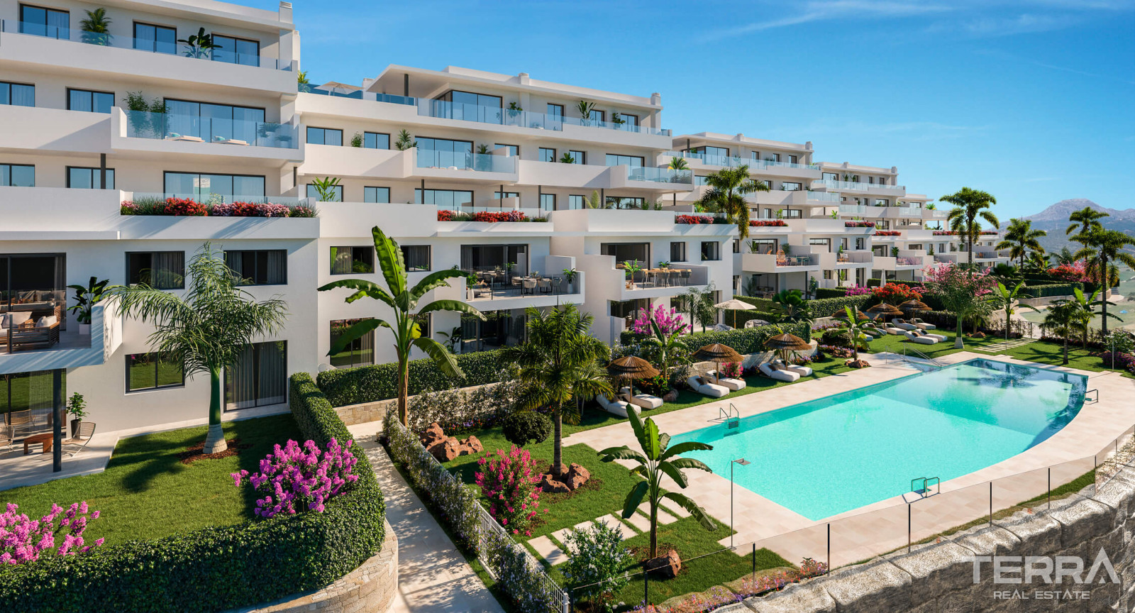 Malaga, Casares'te Golf Sahalarına Yakın Deniz Manzaralı Daireler - 112400