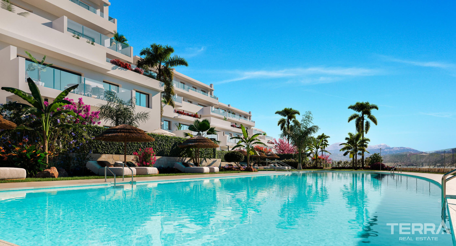 Malaga, Casares'te Golf Sahalarına Yakın Deniz Manzaralı Daireler - 112401