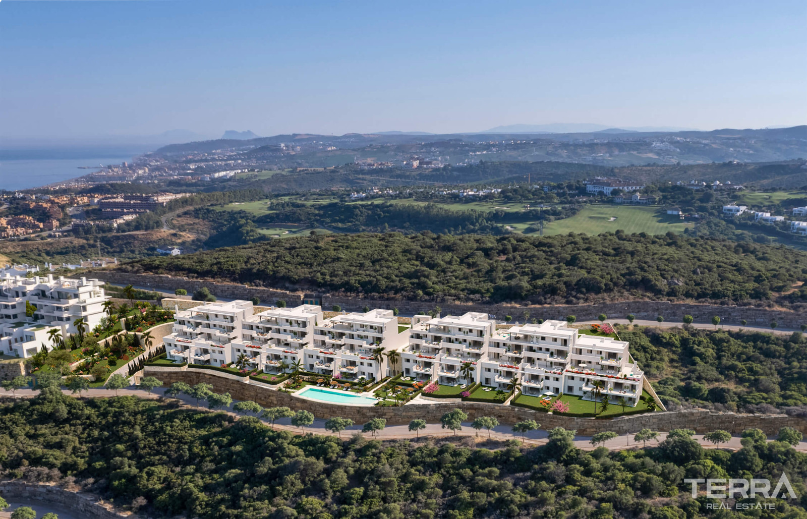 Malaga, Casares'te Golf Sahalarına Yakın Deniz Manzaralı Daireler - 112402