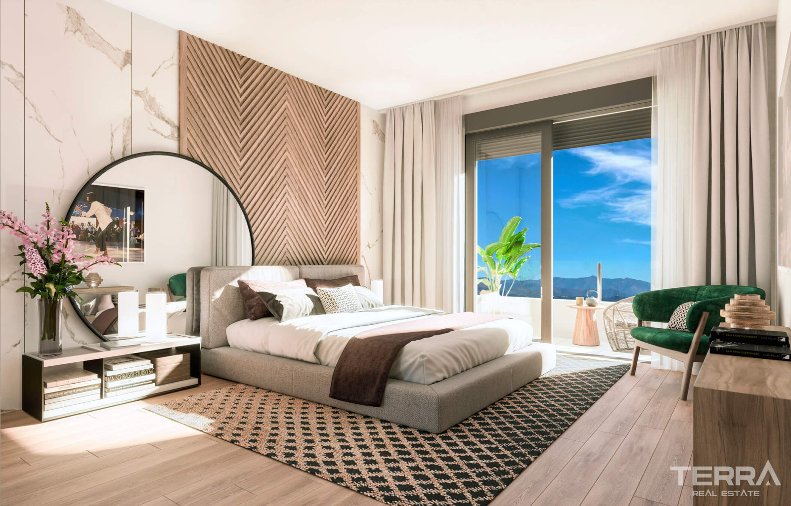 Malaga, Casares'te Golf Sahalarına Yakın Deniz Manzaralı Daireler - 112408