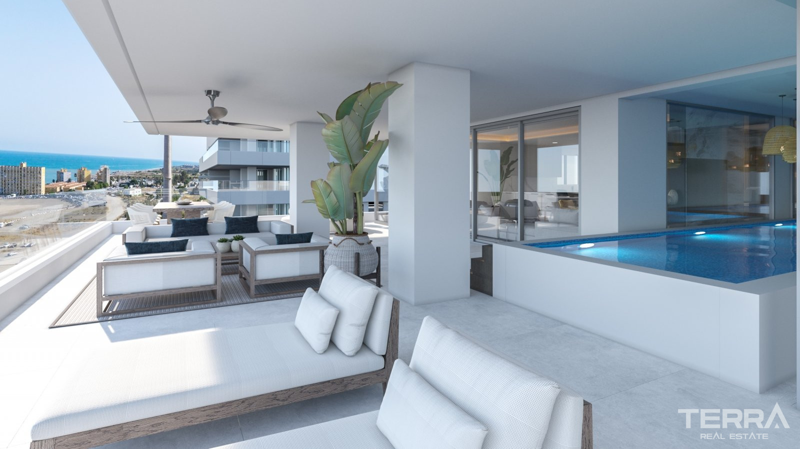 Málaga, Costa Del Sol'da Denize Sıfır Konumda Sıfır Daireler - 112457