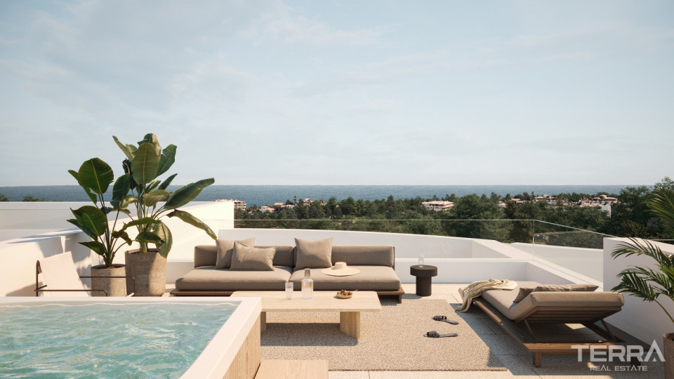 Rekkehus med havutsikt til salgs i Riviera del Sol, Mijas, Spania
