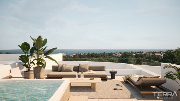 Maisons mitoyennes avec vue mer à vendre à Riviera del Sol, Mijas