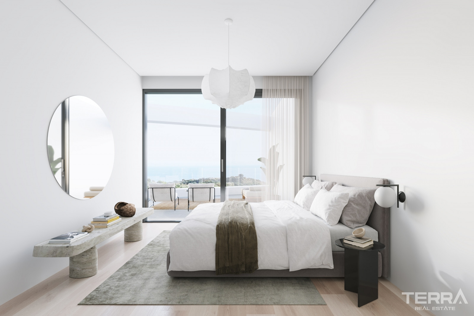 Maisons mitoyennes avec vue mer à vendre à Riviera del Sol, Mijas - 112656