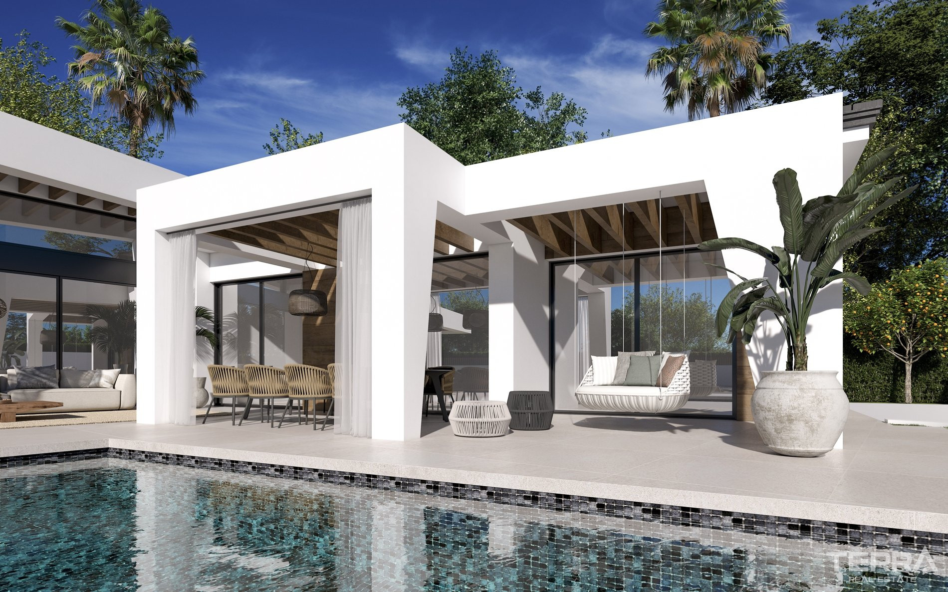 Eksklusive villaer med private pools til salg i Marbella, Nueva Andalucía - 112697