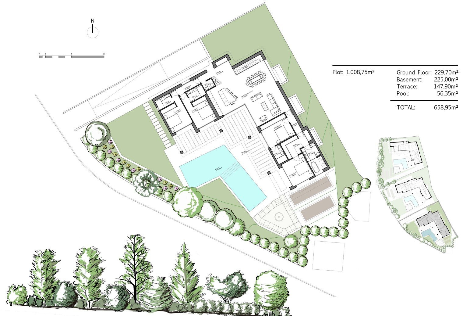 Eksklusive villaer med private pools til salg i Marbella, Nueva Andalucía - 112715