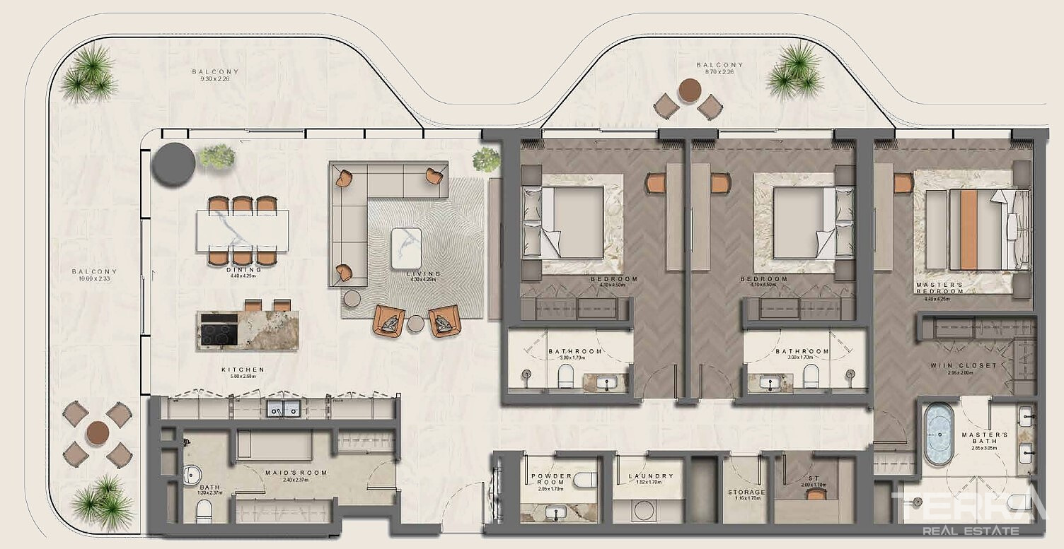 Luxury Apartments for Sale in Abu Dhabi, Saadiyat Island - 112753