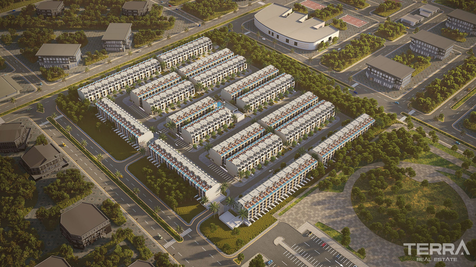 Rekkehus med private basseng til salgs i eksklusive Abu Dhabi - 112778
