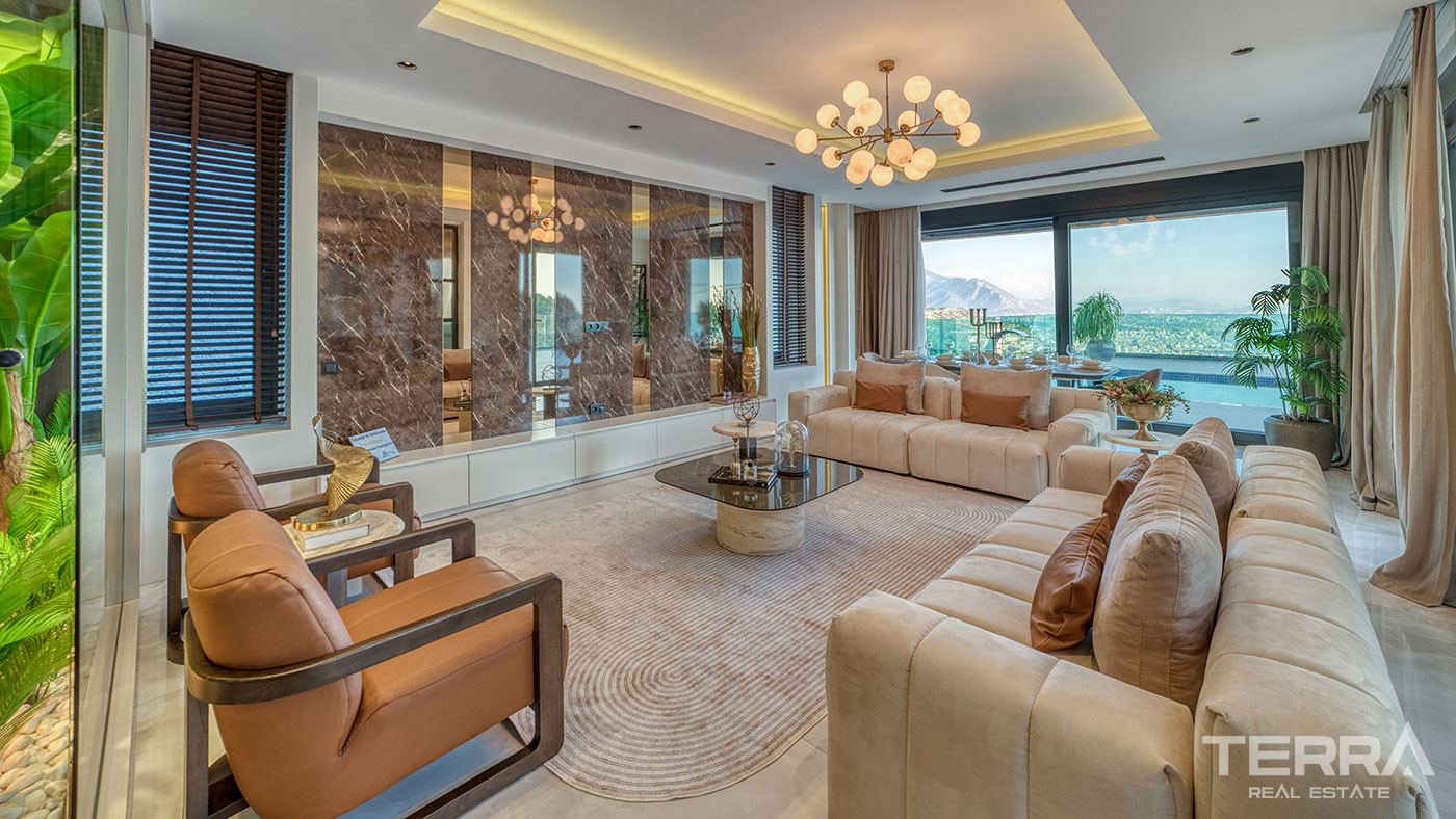 Sea View Villa for Sale in Tepe, Alanya, Turkey - 112984
