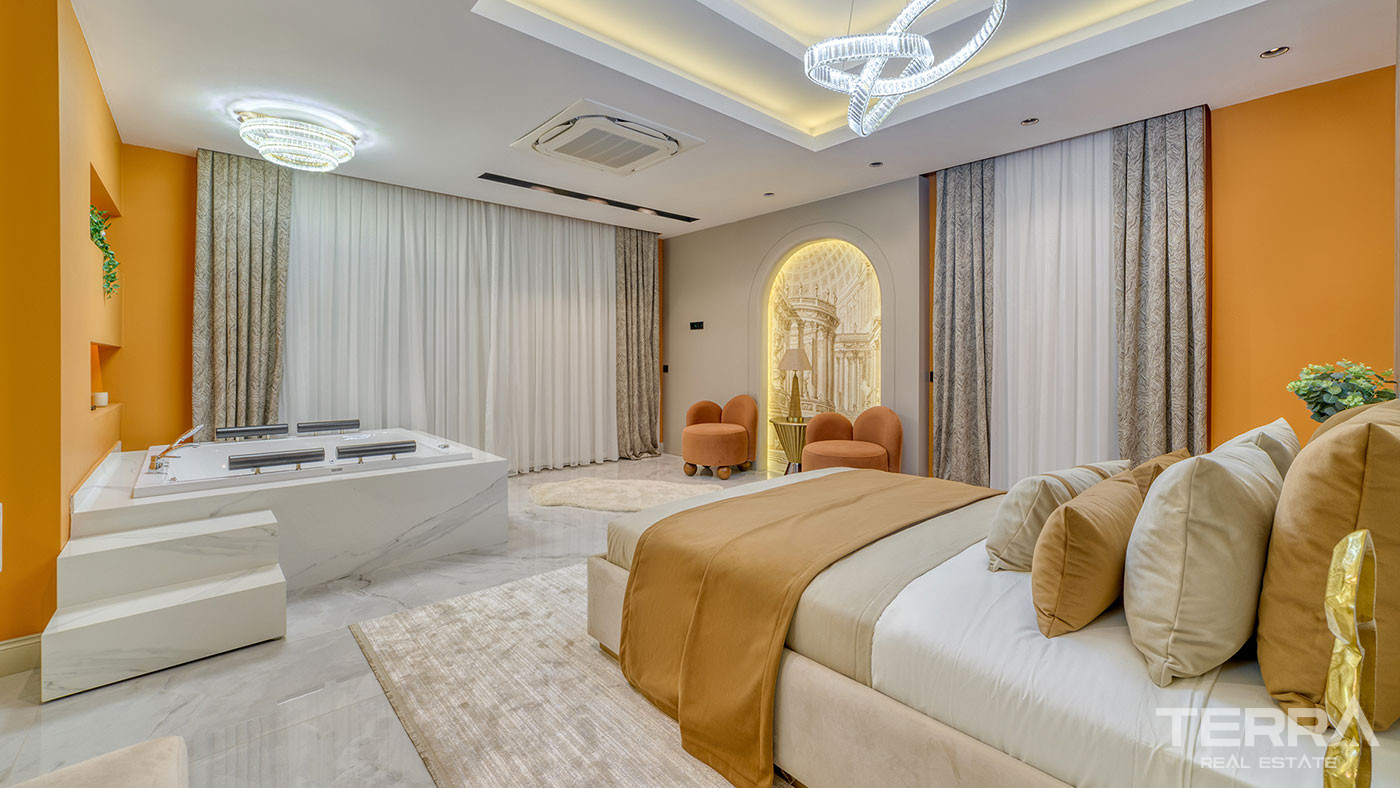Sea View Villa for Sale in Tepe, Alanya, Turkey - 113018