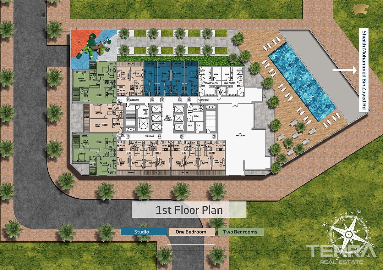 Furnised Apartments for Sale in Dubai, Majan - 113041