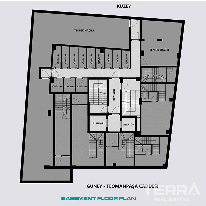 Lejligheder til salg i Antalya centrum, Muratpaşa, Tyrkiet - 113242