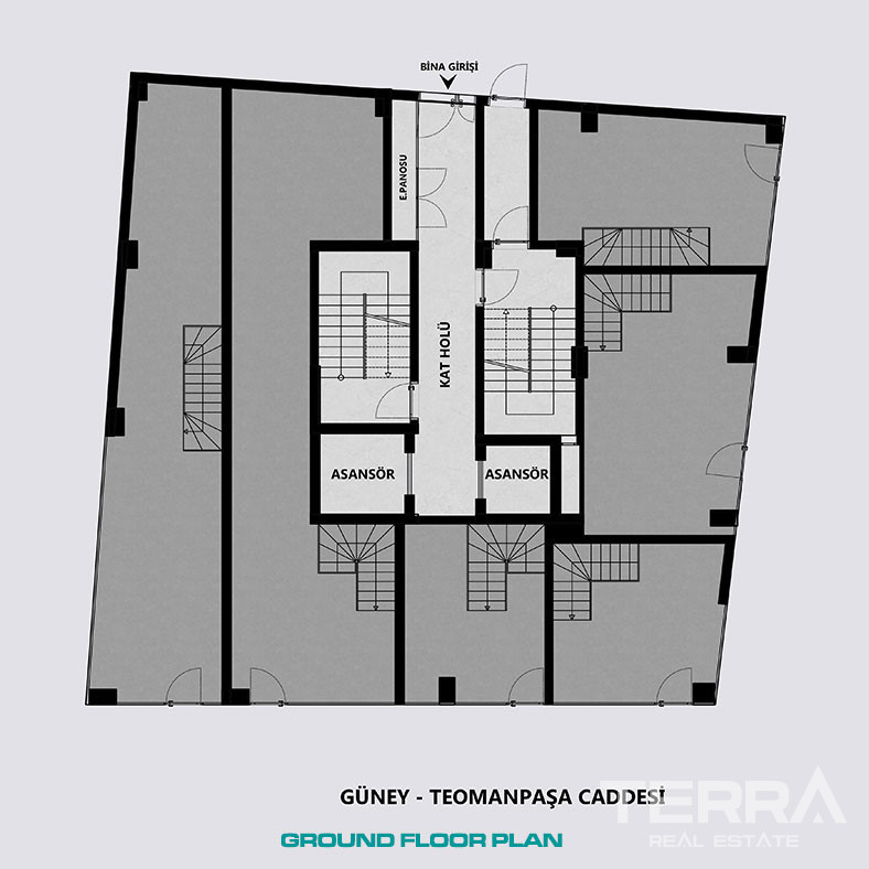Lejligheder til salg i Antalya centrum, Muratpaşa, Tyrkiet - 113244