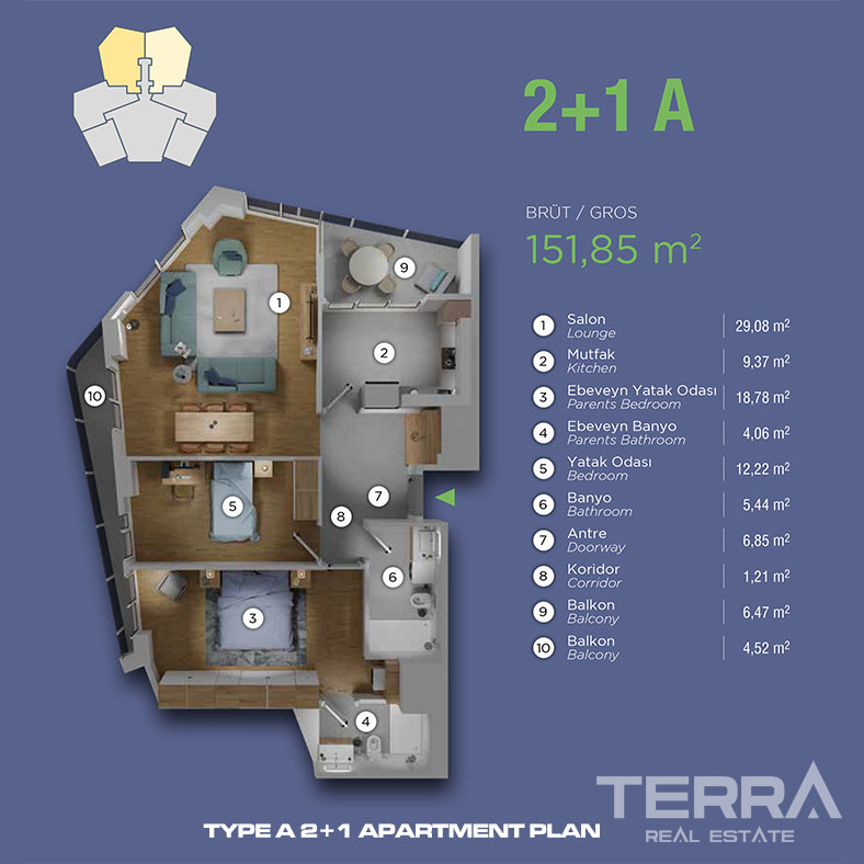 Sea View Apartments for Sale in Kartal, İstanbul, Turkey - 113302