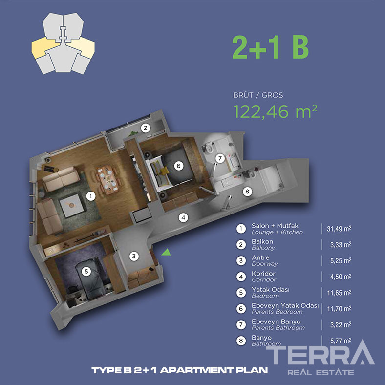 Sea View Apartments for Sale in Kartal, İstanbul, Turkey - 113303