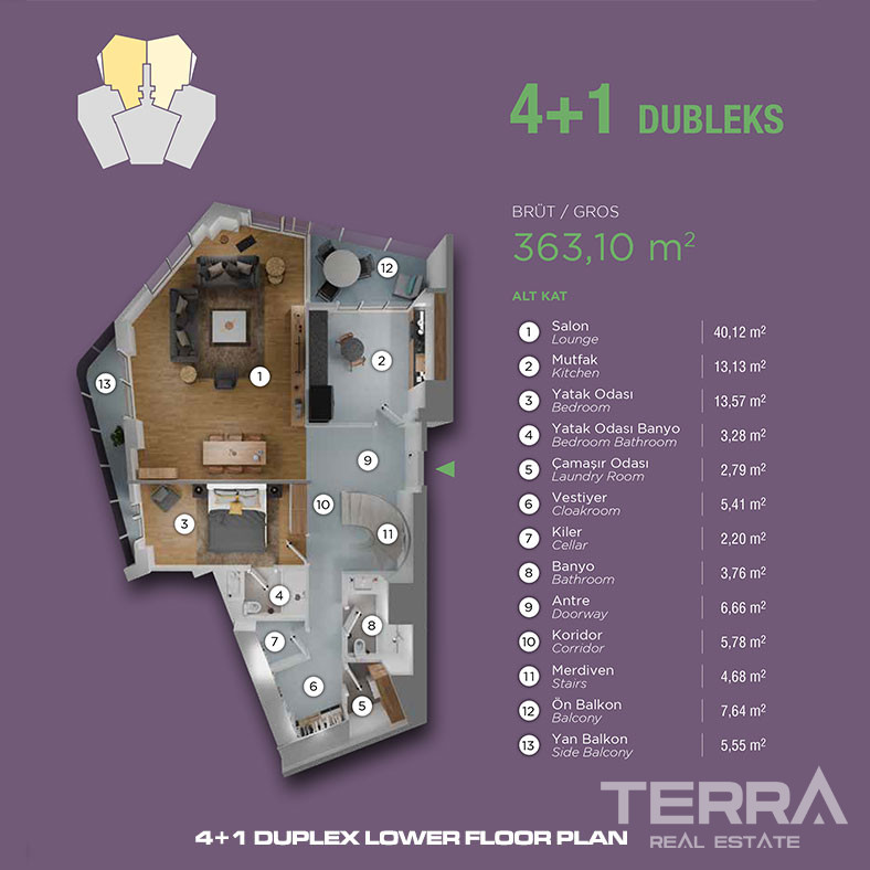Sea View Apartments for Sale in Kartal, İstanbul, Turkey - 113310