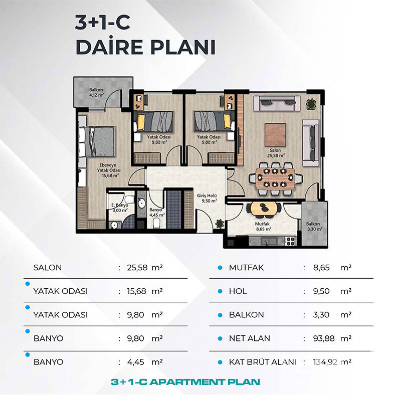 Apartments for Sale in Gaziosmanpaşa, Istanbul, Turkey - 113320
