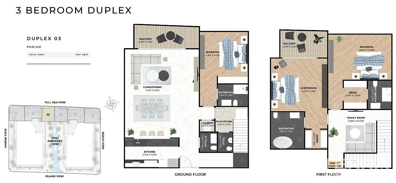 Seafront Apartments for Sale on Dubai Islands, UAE - 113434