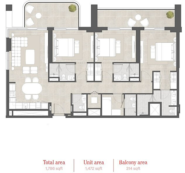 Luxury Apartments for Sale in Damac Hills, Dubai, UAE - 113452