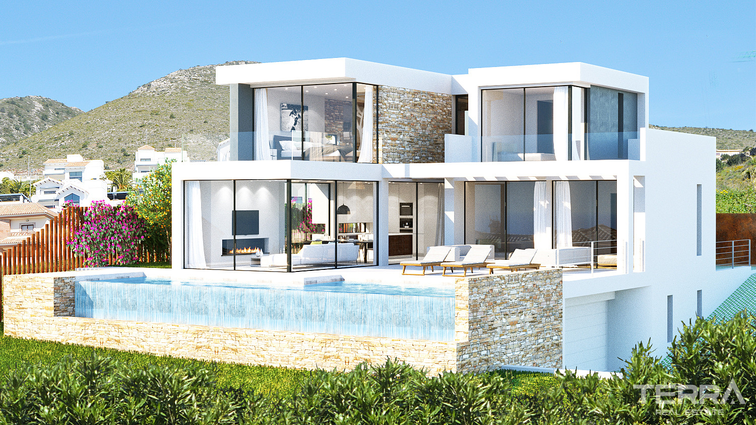 Villaer med pool til salg i Málaga, Benalmádena, Spanien - 113707