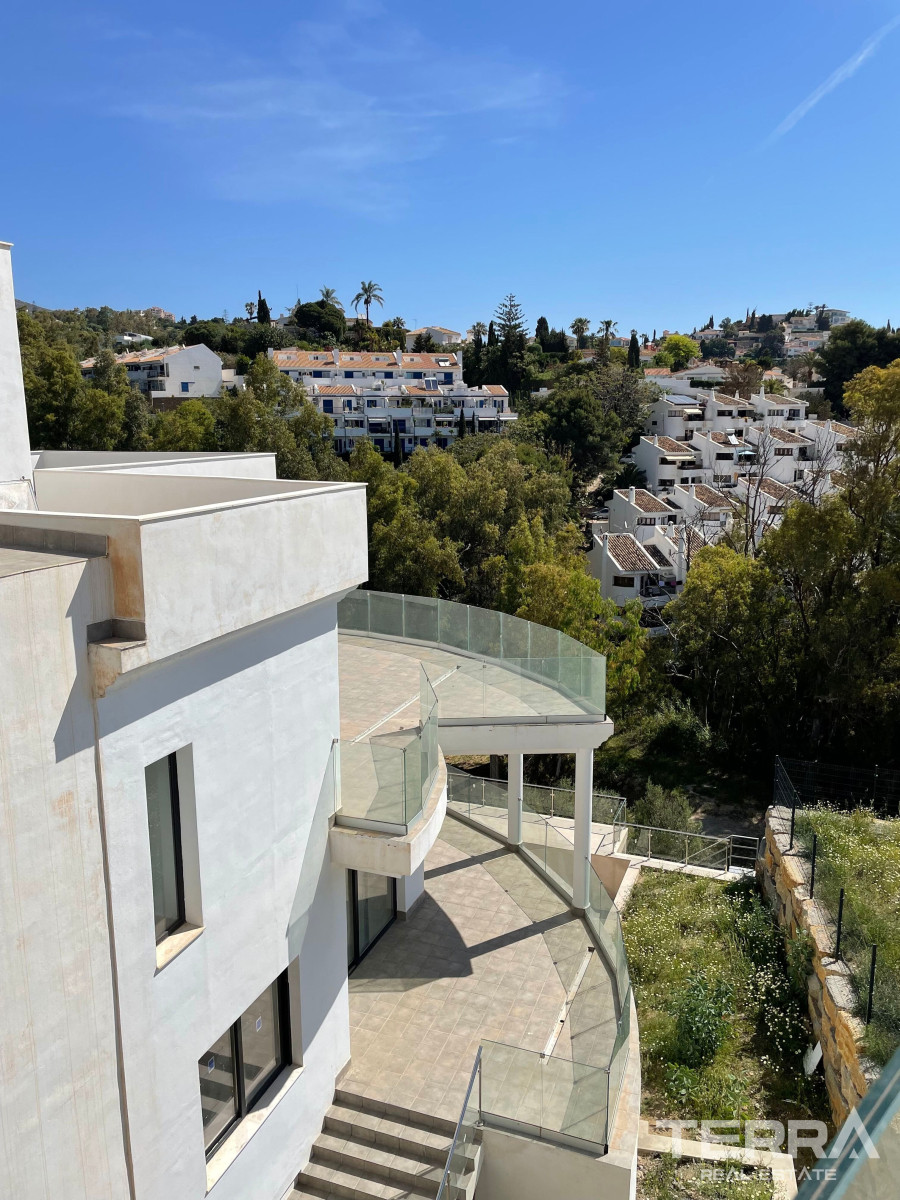 Villaer med havudsigt til salg i Torremuelle, Benalmádena, Spanien - 113791