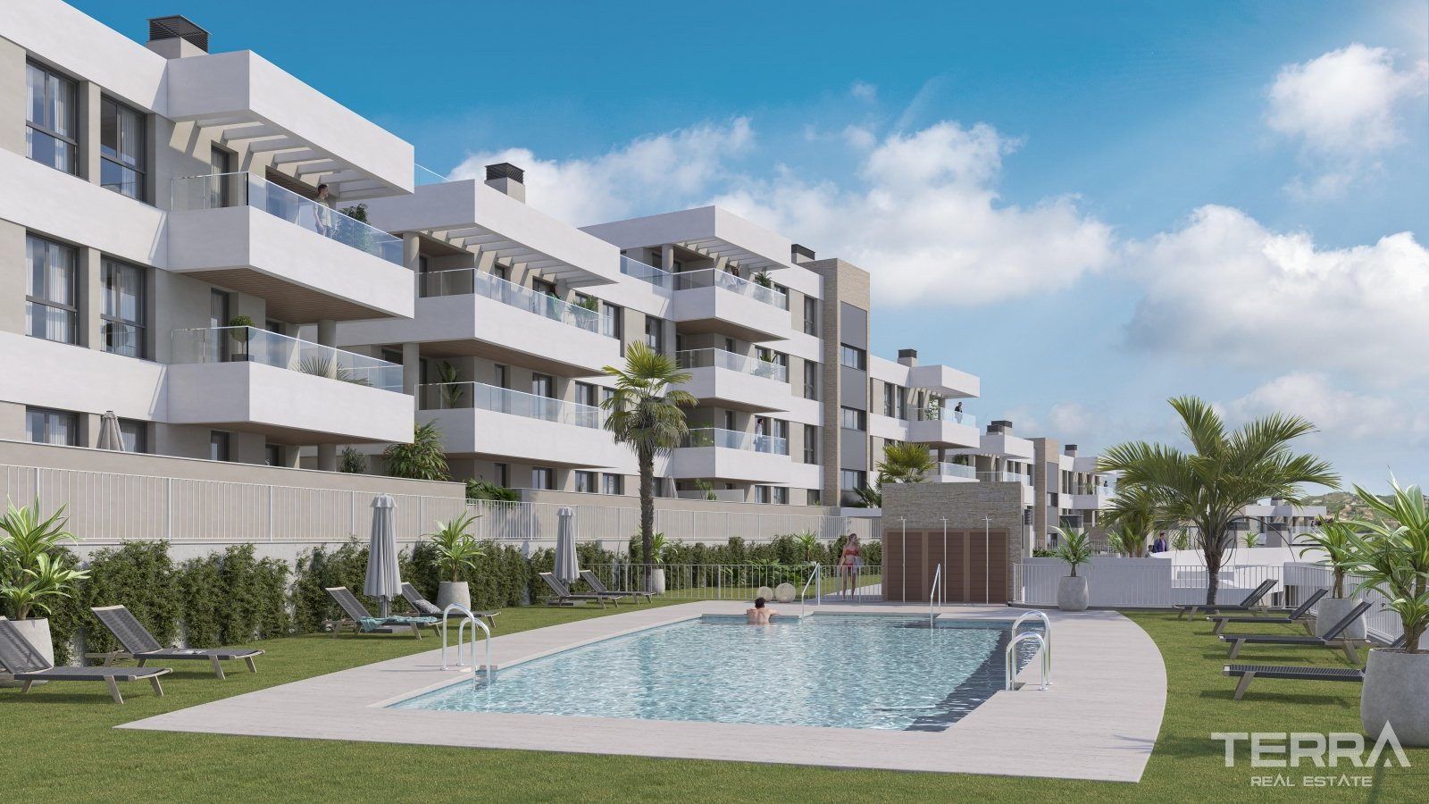 Leiligheter med havutsikt til salgs i Estepona, Costa del Sol, Spania - 113814