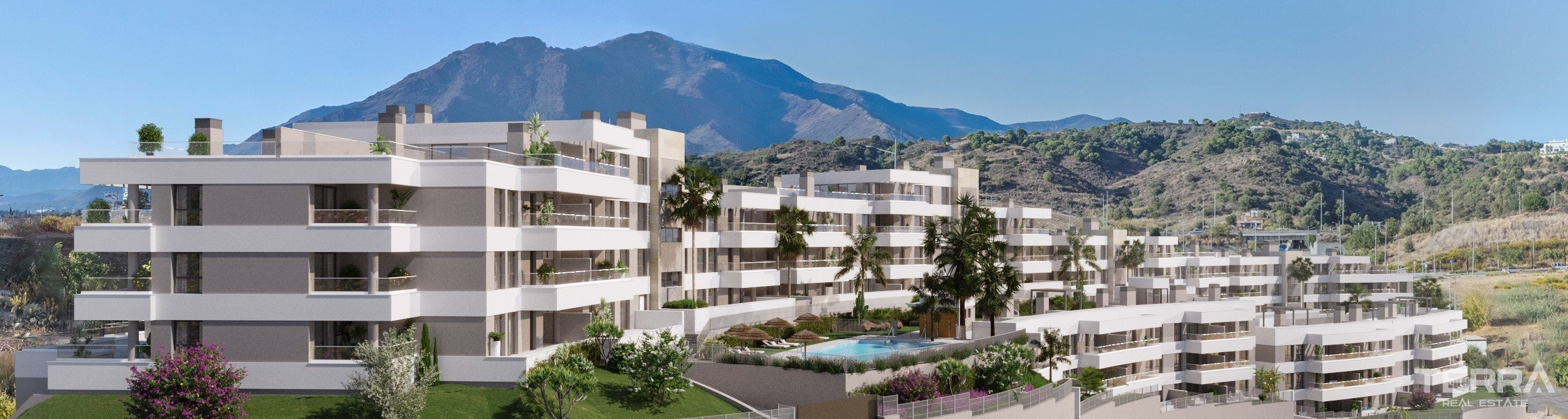 Leiligheter med havutsikt til salgs i Estepona, Costa del Sol, Spania - 113815