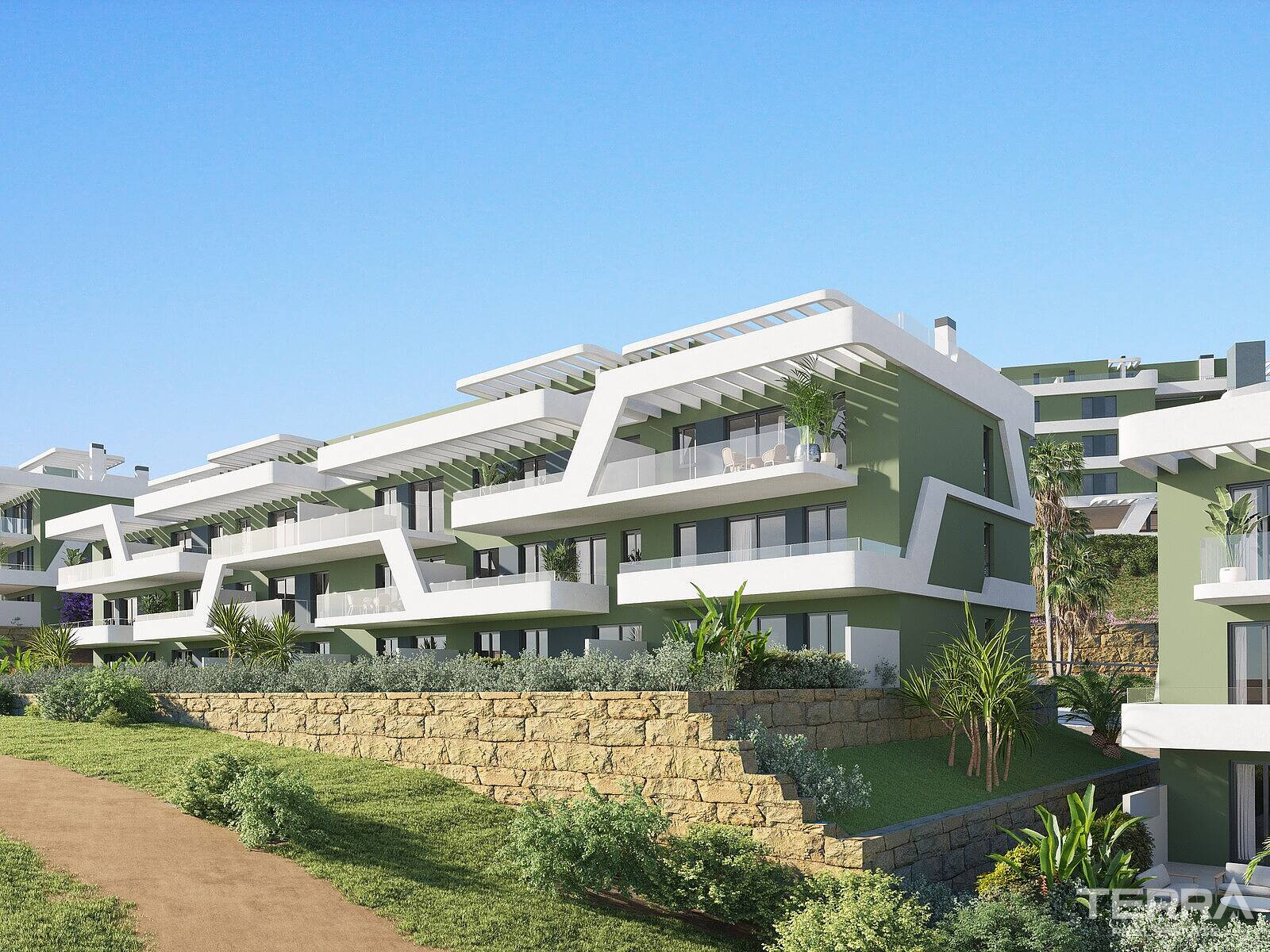 Appartements avec vue mer à vendre à Mijas, Costa del Sol, Espagne - 113846