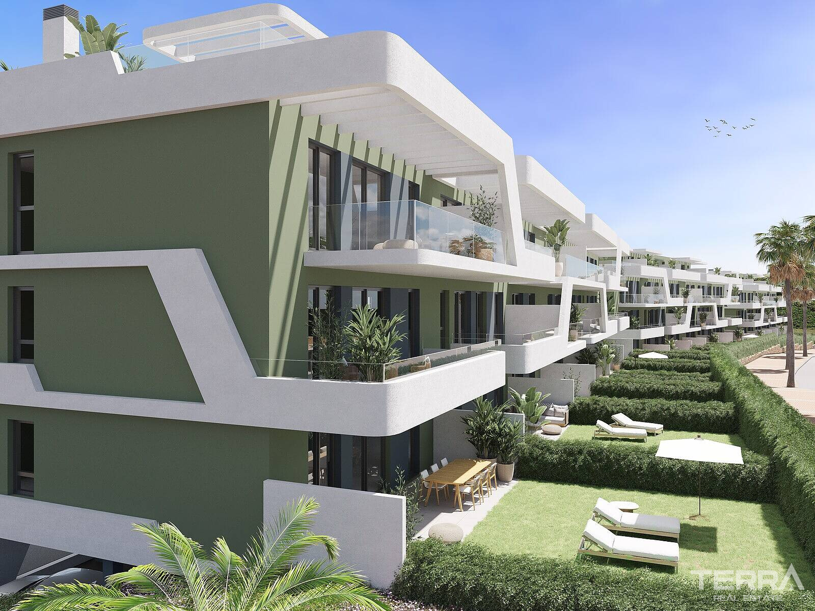 Appartements avec vue mer à vendre à Mijas, Costa del Sol, Espagne - 113849