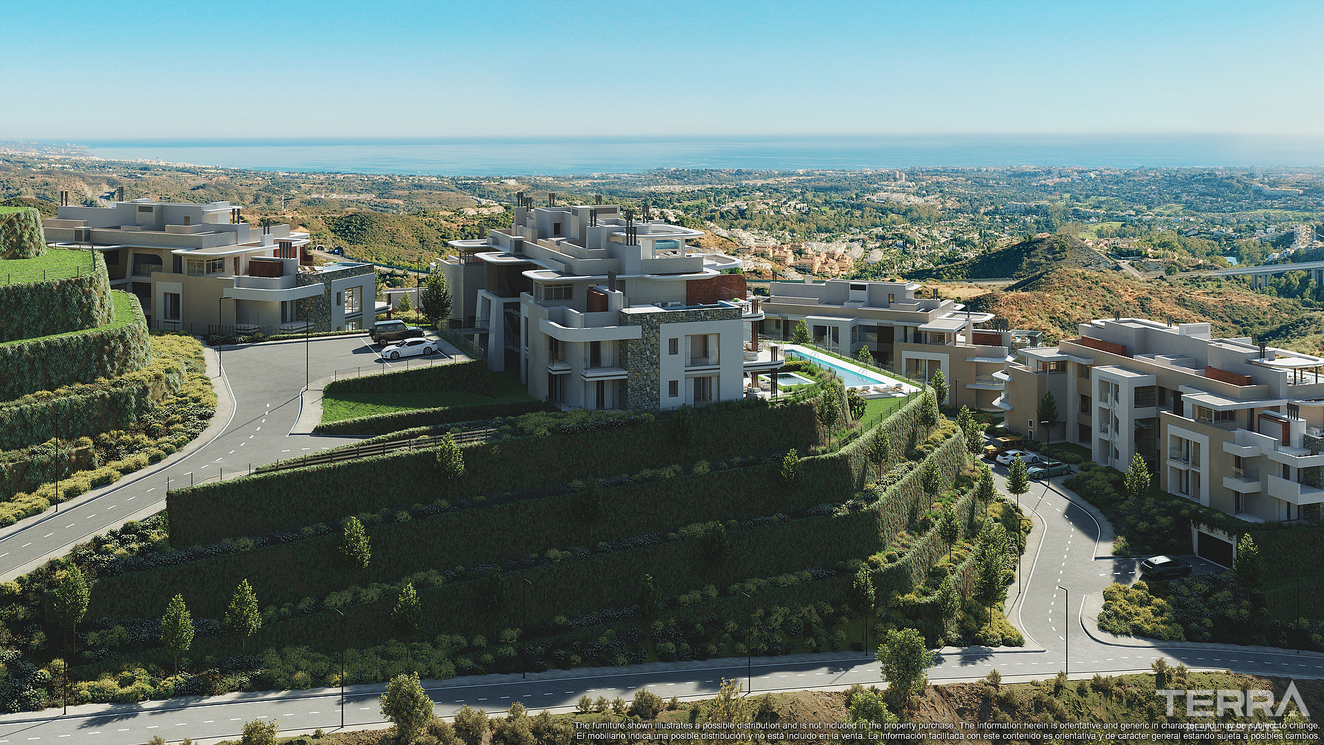 Eksklusive Golf Apartments til salg i La Quinta ved Málaga, Spanien - 113954