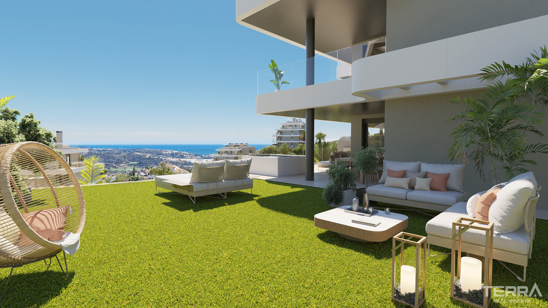 Apartments with Golf View for Sale in La Cala de Mijas, Spain - 114257