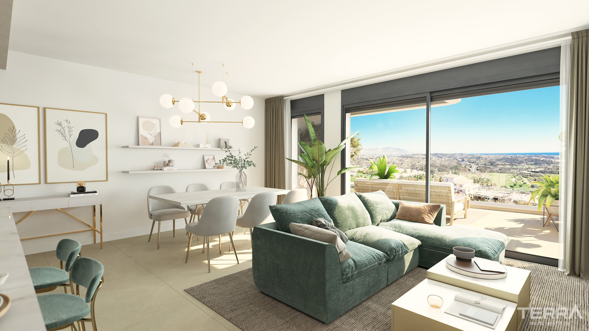 Apartments with Golf View for Sale in La Cala de Mijas, Spain - 114270