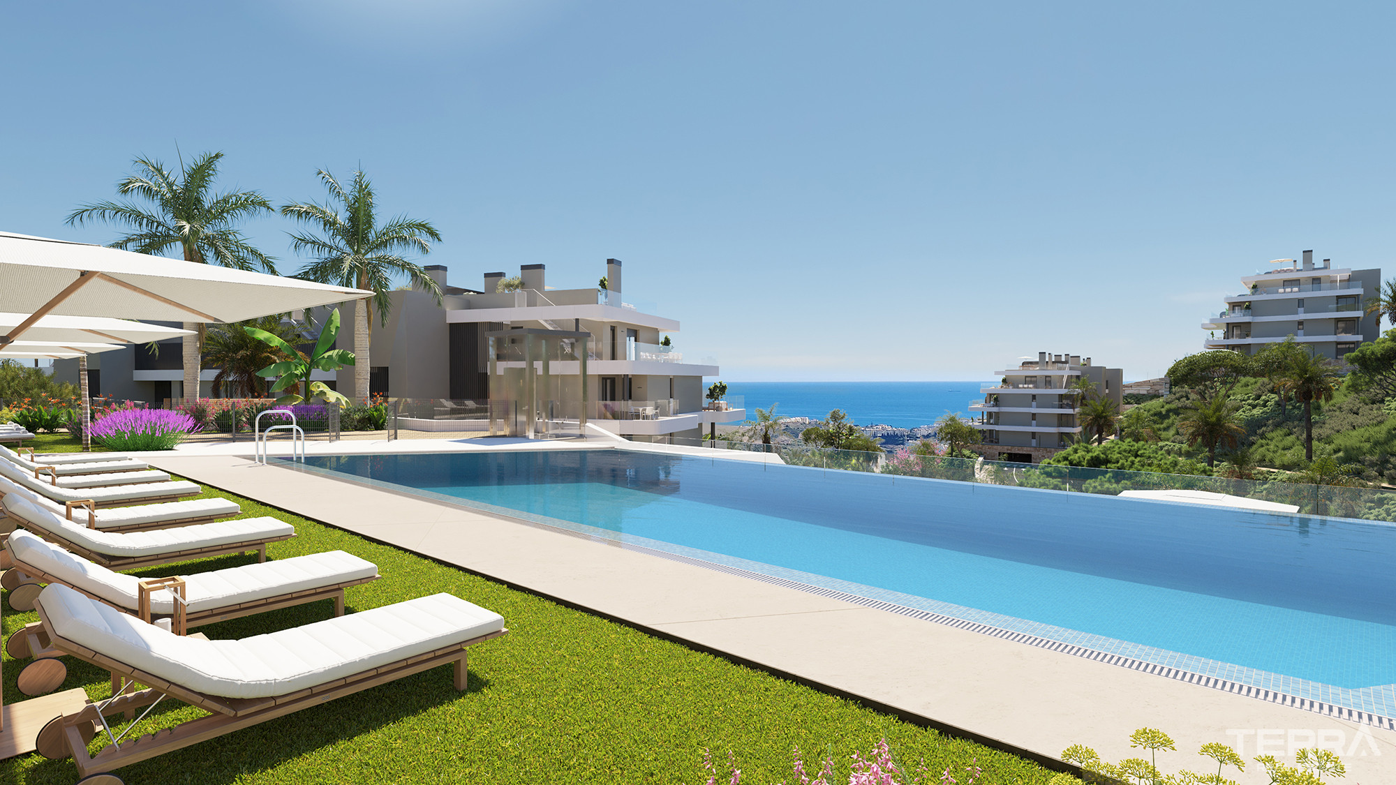 Málaga, La Cala De Mijas'ta Golf Manzaralı Satılık Sıfır Daireler - 114251