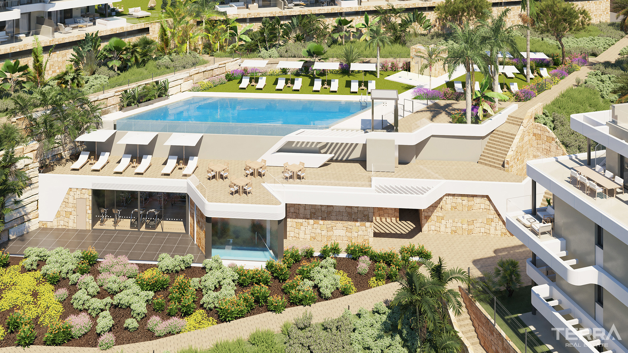 Málaga, La Cala De Mijas'ta Golf Manzaralı Satılık Sıfır Daireler - 114253