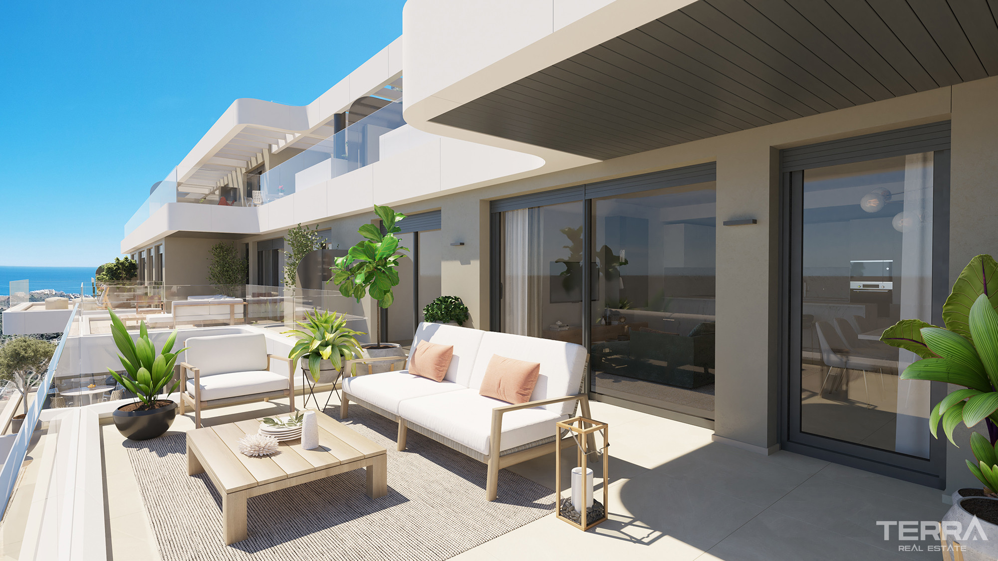Málaga, La Cala De Mijas'ta Golf Manzaralı Satılık Sıfır Daireler - 114259