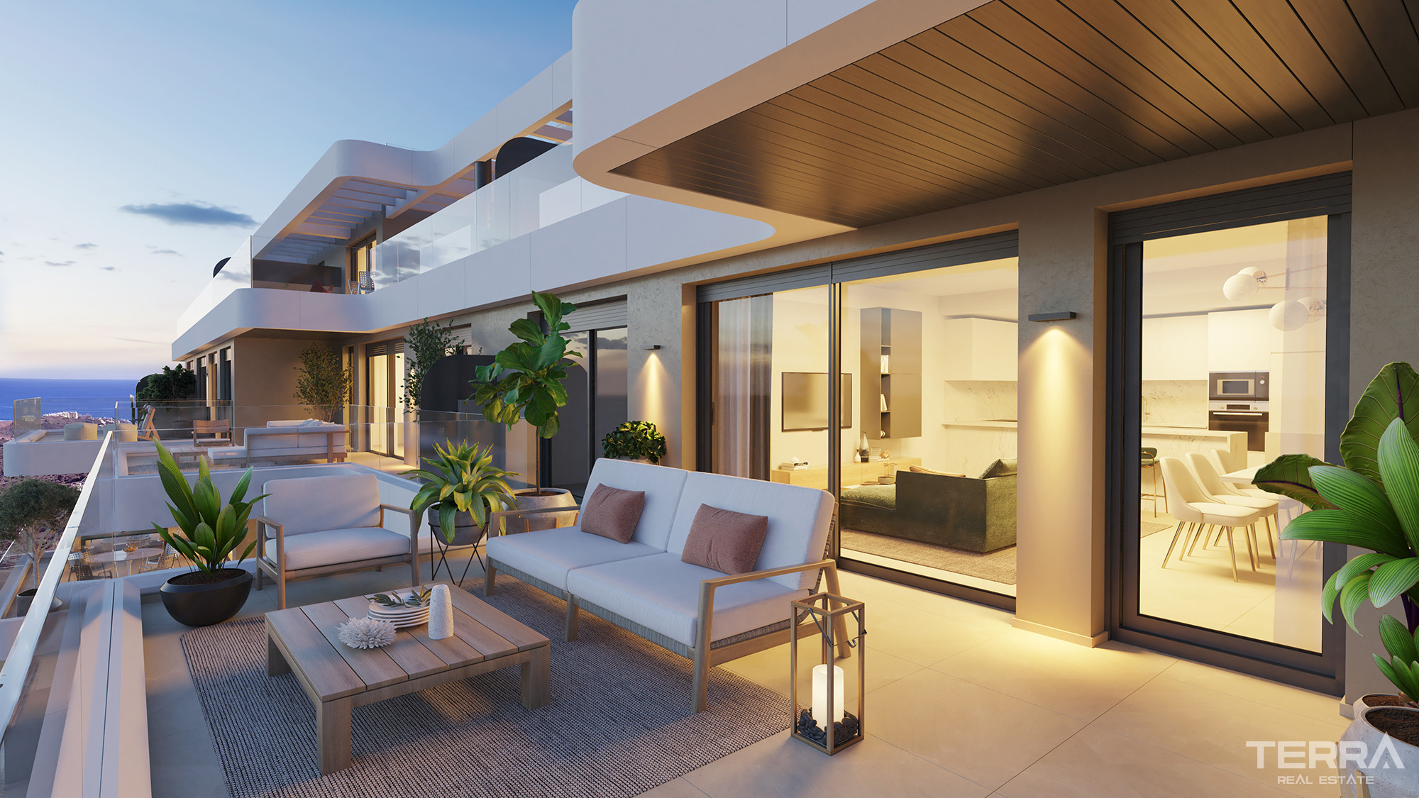 Málaga, La Cala De Mijas'ta Golf Manzaralı Satılık Sıfır Daireler - 114260