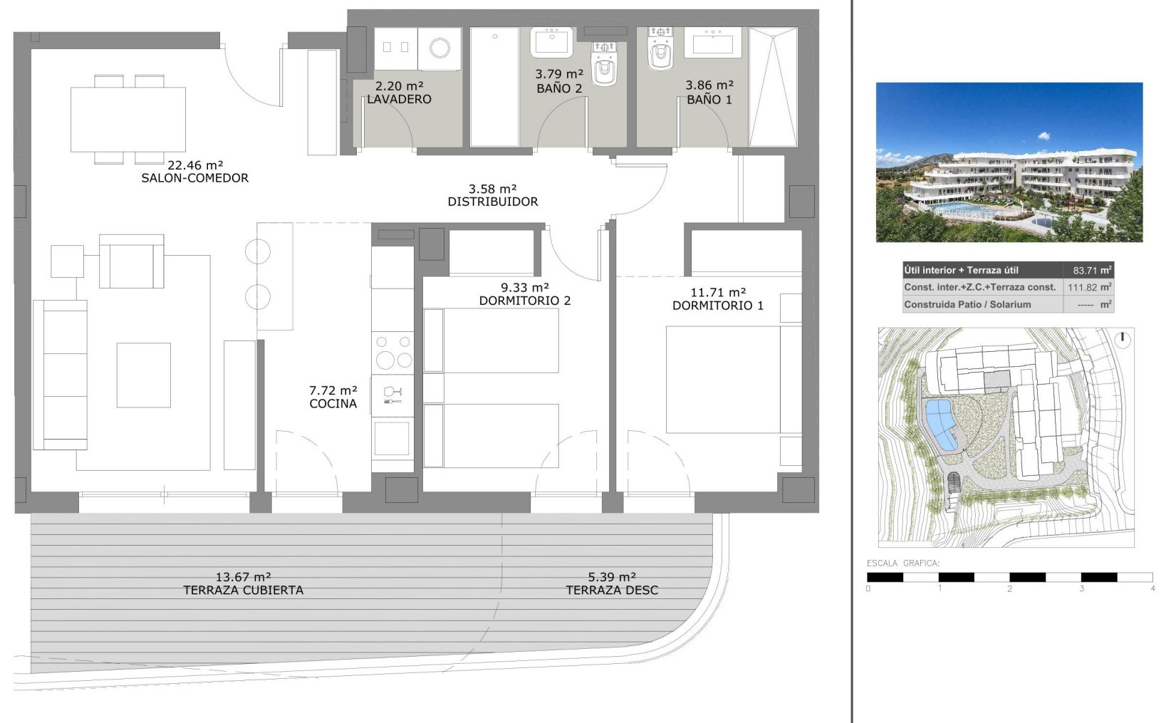 Sea View Apartments for Sale in Fuengirola, Costa del Sol, Spain - 114355