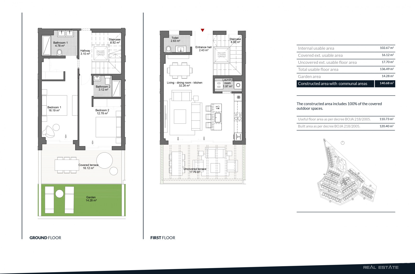Semi-Detached Villas for Sale in La Cala Golf, Mijas, Málaga - 114437