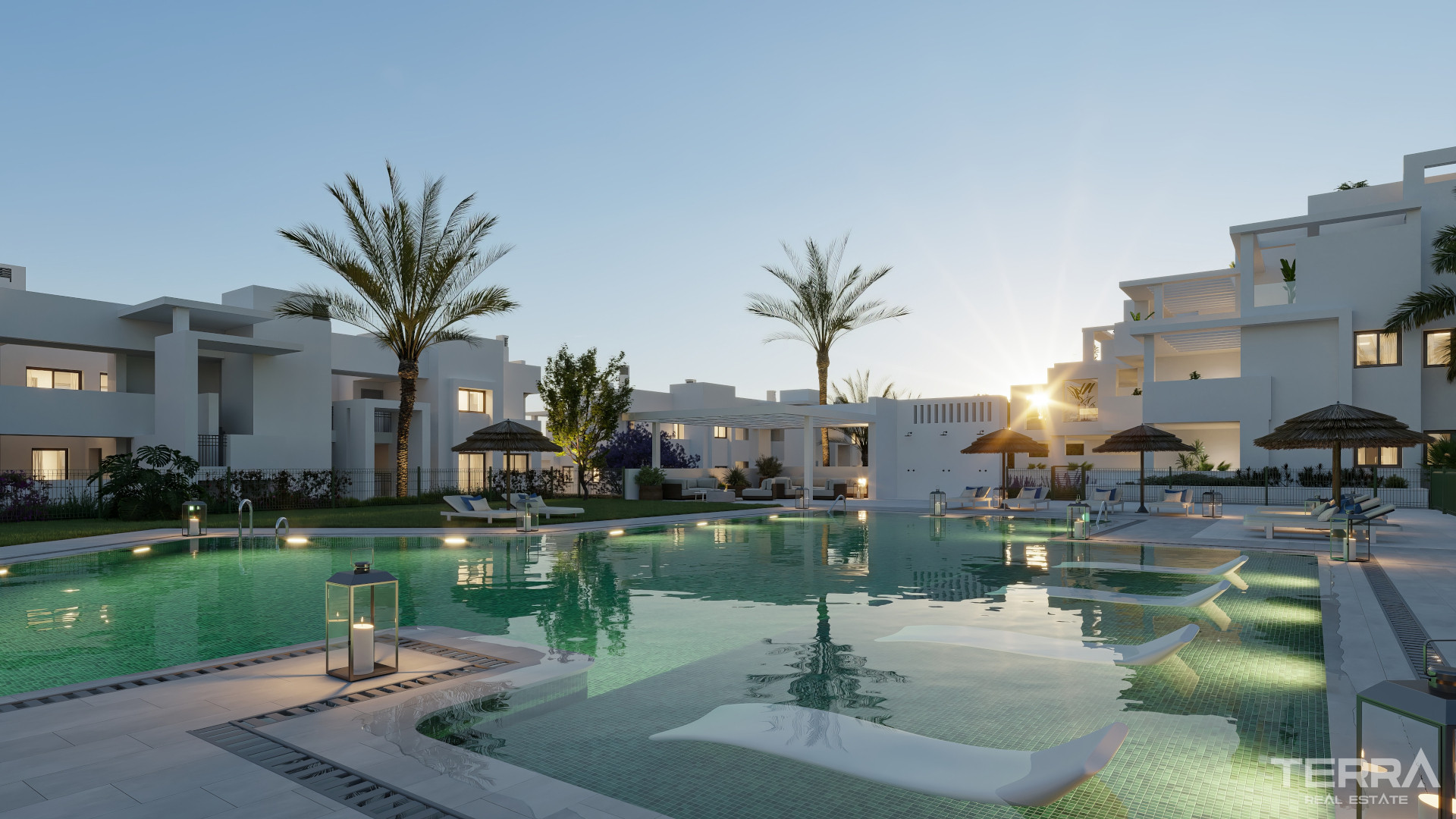 Leiligheter med havutsikt til salgs i La Gaspara, Estepona, Spania - 114473