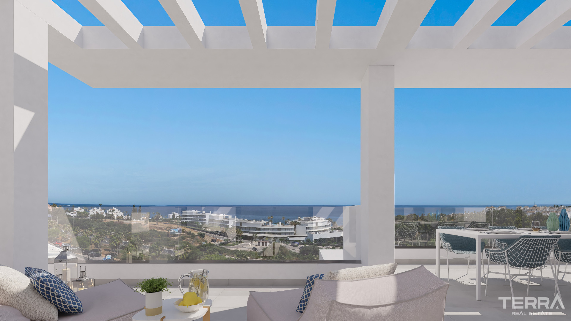Leiligheter med havutsikt til salgs i La Gaspara, Estepona, Spania - 114476