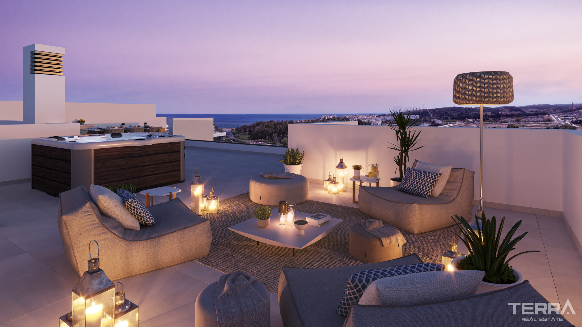 Leiligheter med havutsikt til salgs i La Gaspara, Estepona, Spania - 114478