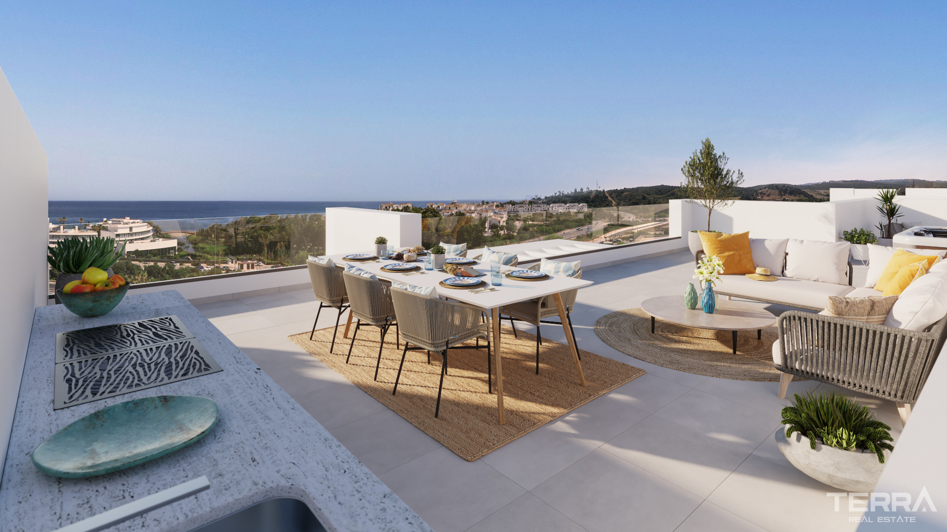 Leiligheter med havutsikt til salgs i La Gaspara, Estepona, Spania - 114480